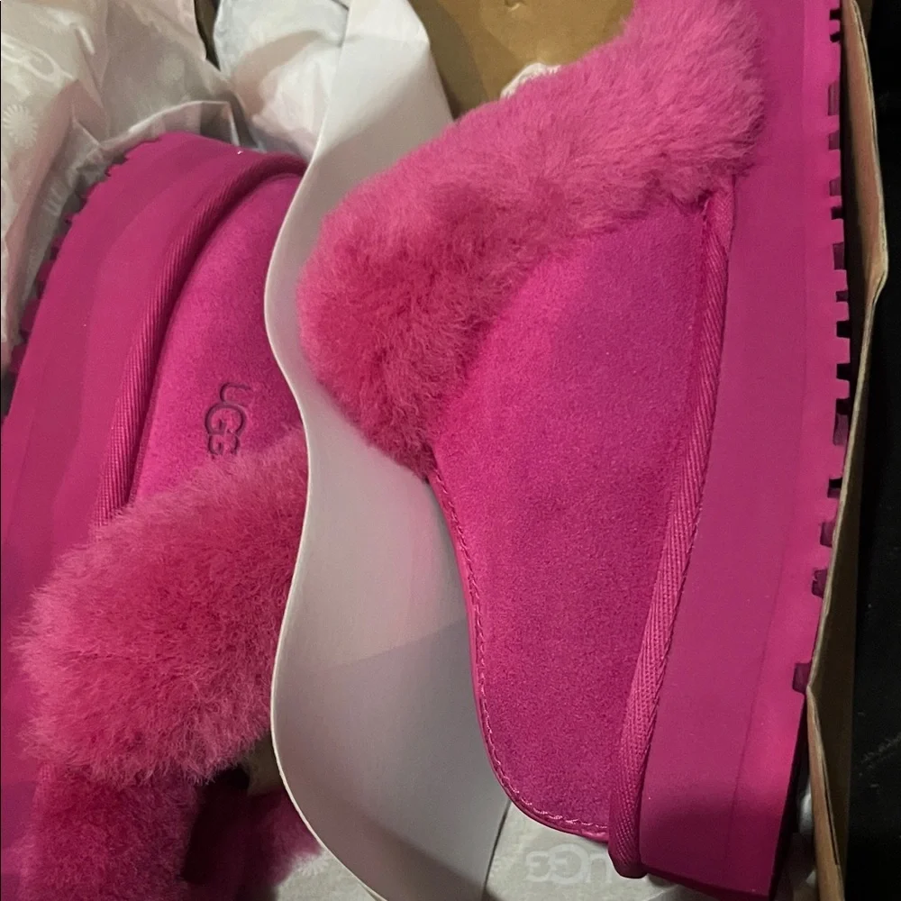 UGG womens Disquette Slippers - Pink - Picture 2 of 6